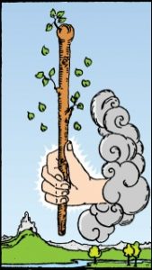 Carta del tarot: As De Bastos