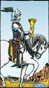 Carta del tarot: Caballero De Copas