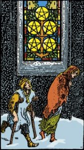 Carta del tarot: Cinco De Oros