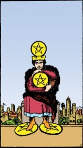 Carta del tarot: Cuatro De Oros