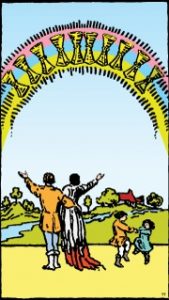 Carta del tarot: Diez De Copas