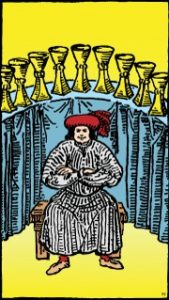 Carta del tarot: Nueve De Copas