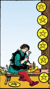 Carta del tarot: Ocho De Oros