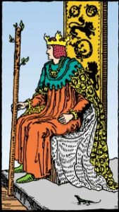 Carta del tarot: Rey De Bastos