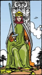 Carta del tarot: Rey De Espadas