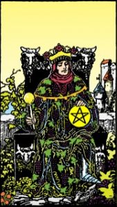 Carta del tarot: Rey De Oros