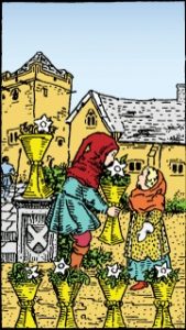 Carta del tarot: Seis De Copas