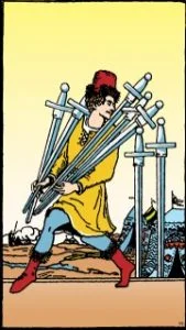 Carta del tarot: Siete De Espadas