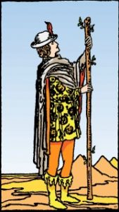 Carta del tarot: Sota De Bastos