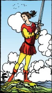 Carta del tarot: Sota De Espadas