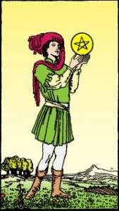 Carta del tarot: Sota De Oros
