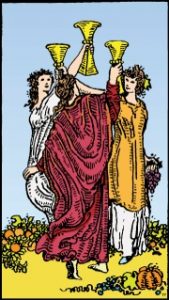 Carta del tarot: Tres De Copas