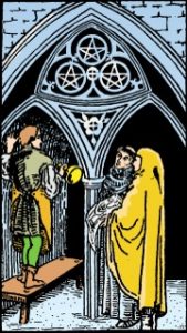 Carta del tarot: Tres De Oros