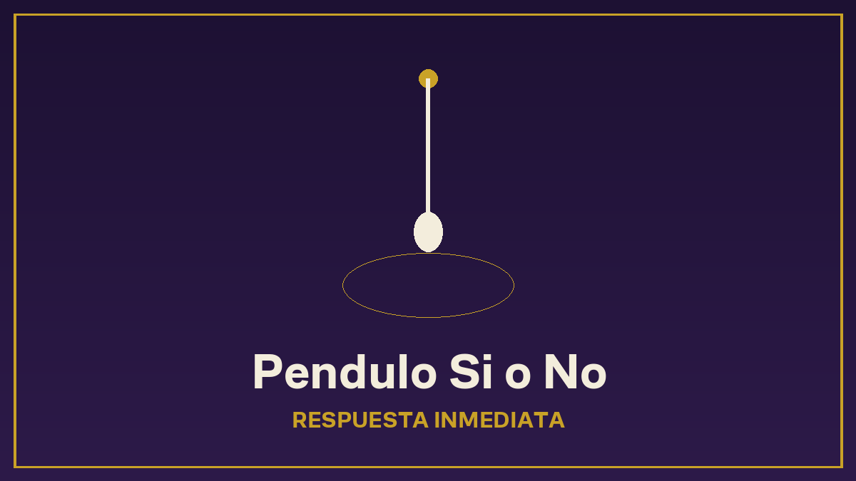 Pendulo si o no gratis