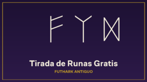 Tirada de runas gratis del Futhark antiguo